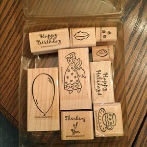 Contemporary Collection 1998 rubber stamp set